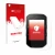 Parte frontal de un envase de producto con el logotipo de la marca upscreen. Al lado se muestra el dispositivo Bryton Rider S5