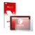 Parte frontal de un envase de producto con el logotipo de la marca upscreen. Al lado se muestra el dispositivo Launch X-431 Pr