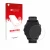 Parte frontal de un envase de producto con el logotipo de la marca upscreen. Al lado se muestra el dispositivo Garmin Forerunn