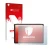 Parte frontal de un envase de producto con el logotipo de la marca upscreen. Al lado se muestra el dispositivo Jumper Ezpad M1