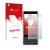 Parte frontal de un envase de producto con el logotipo de la marca upscreen. Al lado se muestra el dispositivo Unihertz Titan 