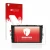 Parte frontal de un envase de producto con el logotipo de la marca upscreen. Al lado se muestra el dispositivo Dynavin D8-DF63