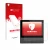 Parte frontal de un envase de producto con el logotipo de la marca upscreen. Al lado se muestra el dispositivo SONOFF NSPanel 