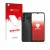 Parte frontal de un envase de producto con el logotipo de la marca upscreen. Al lado se muestra el dispositivo Samsung Galaxy 