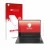 Parte frontal de un envase de producto con el logotipo de la marca upscreen. Al lado se muestra el dispositivo HP Omen 16 2024