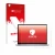 Parte frontal de un envase de producto con el logotipo de la marca upscreen. Al lado se muestra el dispositivo Dell Inspiron 1