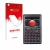 Parte frontal de un envase de producto con el logotipo de la marca upscreen. Al lado se muestra el dispositivo Roland SP-404MK