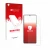 Parte frontal de un envase de producto con el logotipo de la marca upscreen. Al lado se muestra el dispositivo Motorola Moto G