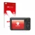 Parte frontal de un envase de producto con el logotipo de la marca upscreen. Al lado se muestra el dispositivo Kodak Pixpro FZ