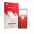 Parte frontal de un envase de producto con el logotipo de la marca upscreen. Al lado se muestra el dispositivo ZTE Nubia Red M