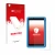 Parte frontal de un envase de producto con el logotipo de la marca upscreen. Al lado se muestra el dispositivo Blackview Tab A
