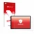 Parte frontal de un envase de producto con el logotipo de la marca upscreen. Al lado se muestra el dispositivo Feonal D106 10.