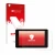 Parte frontal de un envase de producto con el logotipo de la marca upscreen. Al lado se muestra el dispositivo Raspberry Pi To