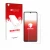 Parte frontal de un envase de producto con el logotipo de la marca upscreen. Al lado se muestra el dispositivo Cubot A20 con s