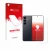 Parte frontal de un envase de producto con el logotipo de la marca upscreen. Al lado se muestra el dispositivo Samsung Galaxy 