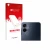 Parte frontal de un envase de producto con el logotipo de la marca upscreen. Al lado se muestra el dispositivo Samsung Galaxy 