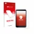 Parte frontal de un envase de producto con el logotipo de la marca upscreen. Al lado se muestra el dispositivo Samsung Galaxy 
