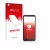 Parte frontal de un envase de producto con el logotipo de la marca upscreen. Al lado se muestra el dispositivo Emporia Smart M