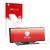 Parte frontal de un envase de producto con el logotipo de la marca upscreen. Al lado se muestra el dispositivo Avylet RC11 8.1