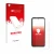 Parte frontal de un envase de producto con el logotipo de la marca upscreen. Al lado se muestra el dispositivo Ulefone Armor 2