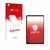 Parte frontal de un envase de producto con el logotipo de la marca upscreen. Al lado se muestra el dispositivo Alldocube iPlay