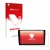 Parte frontal de un envase de producto con el logotipo de la marca upscreen. Al lado se muestra el dispositivo Junsun V2 Plus 