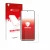 Parte frontal de un envase de producto con el logotipo de la marca upscreen. Al lado se muestra el dispositivo Oppo Reno 14 co