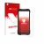Parte frontal de un envase de producto con el logotipo de la marca upscreen. Al lado se muestra el dispositivo Zebra TC701 con