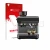 Parte frontal de un envase de producto con el logotipo de la marca upscreen. Al lado se muestra el dispositivo WMF Espresso Pr