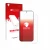Parte frontal de un envase de producto con el logotipo de la marca upscreen. Al lado se muestra el dispositivo Vivo V70 FE con