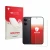 Parte frontal de un envase de producto con el logotipo de la marca upscreen. Al lado se muestra el dispositivo Xiaomi Poco X8 