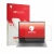 Parte frontal de un envase de producto con el logotipo de la marca upscreen. Al lado se muestra el dispositivo HP 200 G2a 16" 