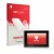 Parte frontal de un envase de producto con el logotipo de la marca upscreen. Al lado se muestra el dispositivo GESAS High Perf