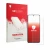 Parte frontal de un envase de producto con el logotipo de la marca upscreen. Al lado se muestra el dispositivo Oukitel C26 con