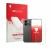 Parte frontal de un envase de producto con el logotipo de la marca upscreen. Al lado se muestra el dispositivo Honor 600 (Fron