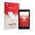 Parte frontal de un envase de producto con el logotipo de la marca upscreen. Al lado se muestra el dispositivo Surfans F35 con