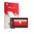 Parte frontal de un envase de producto con el logotipo de la marca upscreen. Al lado se muestra el dispositivo KINGBOLEN S6 co