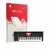 Parte frontal de un envase de producto con el logotipo de la marca upscreen. Al lado se muestra el dispositivo KORG Kronos 3 (