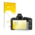 Parte frontal de un envase de producto con el logotipo de la marca upscreen. Al lado se muestra el dispositivo Olympus OM-D E-