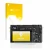 Parte frontal de un envase de producto con el logotipo de la marca upscreen. Al lado se muestra el dispositivo Sony Alpha 6000