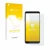 Parte frontal de un envase de producto con el logotipo de la marca upscreen. Al lado se muestra el dispositivo Samsung Galaxy 