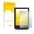 Parte frontal de un envase de producto con el logotipo de la marca upscreen. Al lado se muestra el dispositivo PocketBook Touc