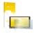 Parte frontal de un envase de producto con el logotipo de la marca upscreen. Al lado se muestra el dispositivo Sony XAV-AX3005