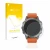 Parte frontal de un envase de producto con el logotipo de la marca upscreen. Al lado se muestra el dispositivo Garmin Fenix 6 