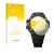 Parte frontal de un envase de producto con el logotipo de la marca upscreen. Al lado se muestra el dispositivo Casio G-Shock G