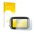 Parte frontal de un envase de producto con el logotipo de la marca upscreen. Al lado se muestra el dispositivo TomTom Rider 50