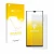 Parte frontal de un envase de producto con el logotipo de la marca upscreen. Al lado se muestra el dispositivo Cubot P40 con s