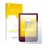 Parte frontal de un envase de producto con el logotipo de la marca upscreen. Al lado se muestra el dispositivo PocketBook Touc
