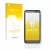 Parte frontal de un envase de producto con el logotipo de la marca upscreen. Al lado se muestra el dispositivo i.safe MOBILE I