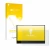 Parte frontal de un envase de producto con el logotipo de la marca upscreen. Al lado se muestra el dispositivo Lenovo ThinkVis